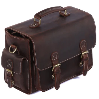 TIDING Vintage cowhide leather camera bag shoulder messenger bag for DSLR camera and lens 1104
TIDING Vintage cowhide leather camera bag shoulder messenger bag for DSLR camera and lens 1104