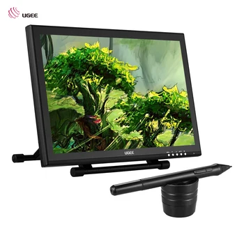 

Ugee 1910B 19" Newest Style Graphics Drawing Tablet Screen Monitor Display Stand Adjustable w/ 2 * Intelligent Pen For EU Plug