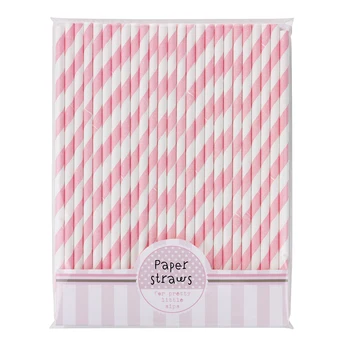 30pcs Striped Biodegradable Paper Drinking Straws Party Wedding Decoration (Pink+White)
30pcs Striped Biodegradable Paper Drinking Straws Party Wedding Decoration (Pink+White)