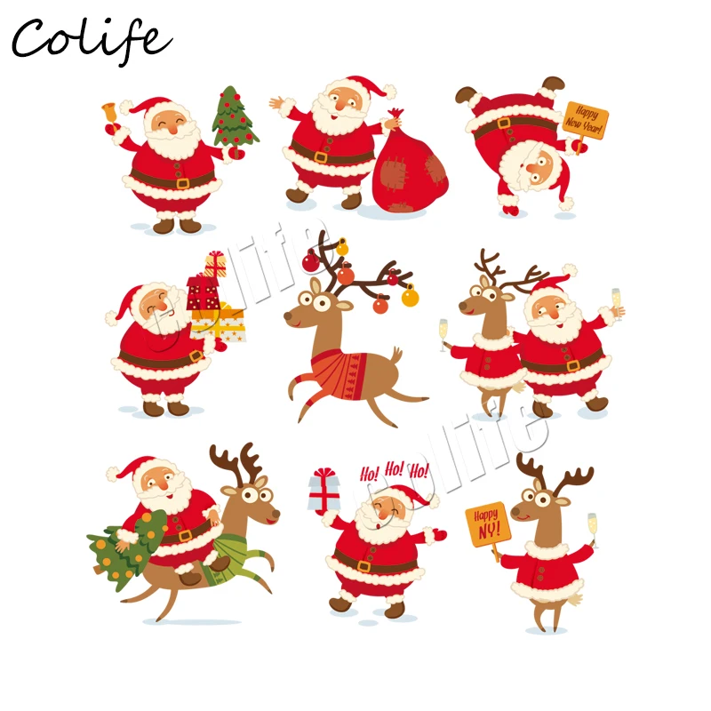 Christmas Stickers For Clothing Hot Transfer Design Decoration Diy Washable Iron On Applique Parches Cute Quality Patches
Christmas Stickers For Clothing Hot Transfer Design Decoration Diy Washable Iron On Applique Parches Cute Quality Patches