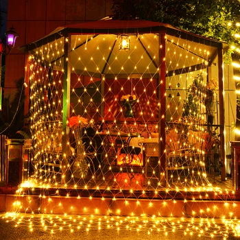 2x2M 3x2M 6x4M LED Net Mesh Fairy String Light Garland Window Curtain Christmas Fairy Light Wedding Party Holiday Light
2x2M 3x2M 6x4M LED Net Mesh Fairy String Light Garland Window Curtain Christmas Fairy Light Wedding Party Holiday Light
