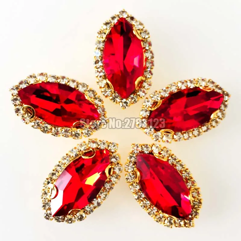 Gold bottom horse eye shape red falt back Glass Crystal button,sew on loose rhinestones diy/Clothing accessories Free shipping
Gold bottom horse eye shape red falt back Glass Crystal button,sew on loose rhinestones diy/Clothing accessories Free shipping