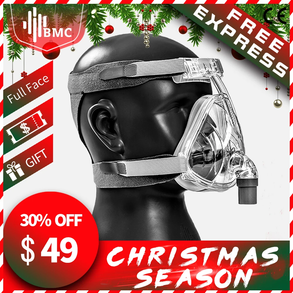 BMC FM2 Full Face Mask For CPAP BIPAP Machine Size S/M/L Have Special Effects For Anti Snoring And Sleep Aid
BMC FM2 Full Face Mask For CPAP BIPAP Machine Size S/M/L Have Special Effects For Anti Snoring And Sleep Aid