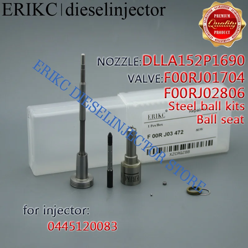 ERIKC F00rj03472 Auto Engine Kit Dlla152p1690 Mist Nozzle F00rj01704 Control Valve for King Long 0 445 120 083
ERIKC F00rj03472 Auto Engine Kit Dlla152p1690 Mist Nozzle F00rj01704 Control Valve for King Long 0 445 120 083