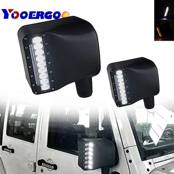 2X For Jeep Wrangler Rear View Side Mirrors Housing Lights with LED Amber Turn Signal w/DRL Sidelight 07 - 16 JK JKU
2X For Jeep Wrangler Rear View Side Mirrors Housing Lights with LED Amber Turn Signal w/DRL Sidelight 07 - 16 JK JKU