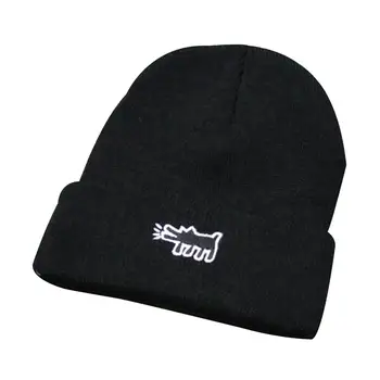 Unisex Dog Embroidered Beanie Elastic Knitted Hat Solid Color Outdoor Skull Cap new
Unisex Dog Embroidered Beanie Elastic Knitted Hat Solid Color Outdoor Skull Cap new