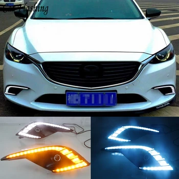 Car Flashing For Mazda 6 Atenza 2016 2017 2018 Daytime Running Light LED DRL fog lamp Driving lights Yellow Turn Signal Lamp
Car Flashing For Mazda 6 Atenza 2016 2017 2018 Daytime Running Light LED DRL fog lamp Driving lights Yellow Turn Signal Lamp