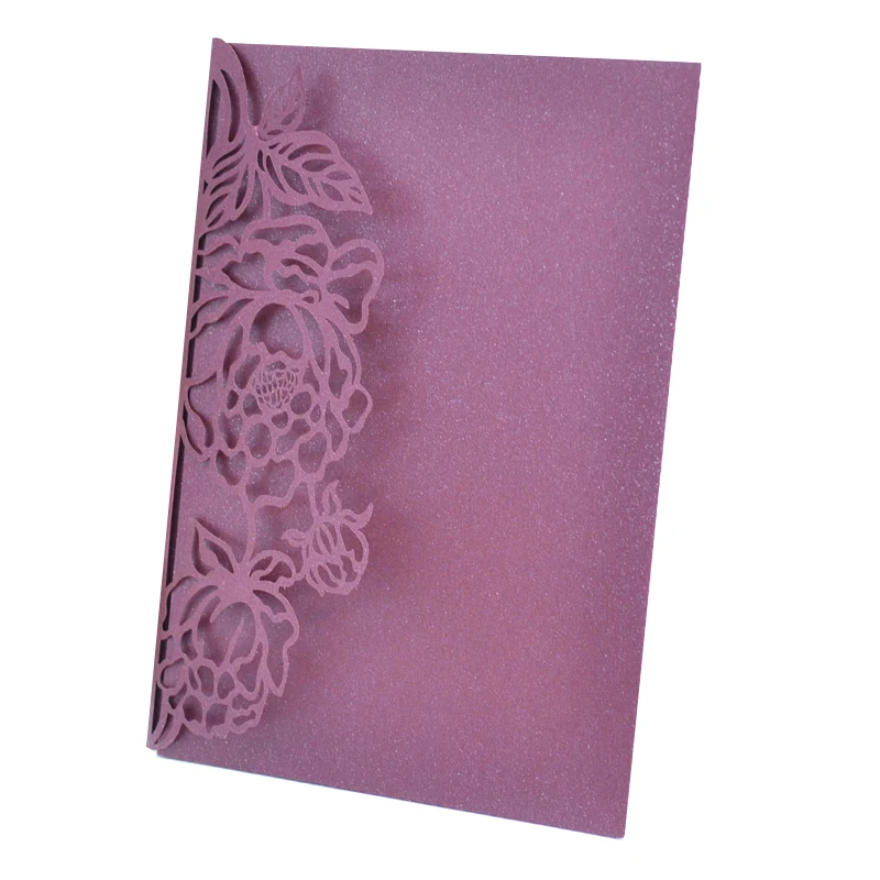 attractive rose design tri-fold burgundy red laser cut paper crafts wedding invitation card with pocket cover
attractive rose design tri-fold burgundy red laser cut paper crafts wedding invitation card with pocket cover