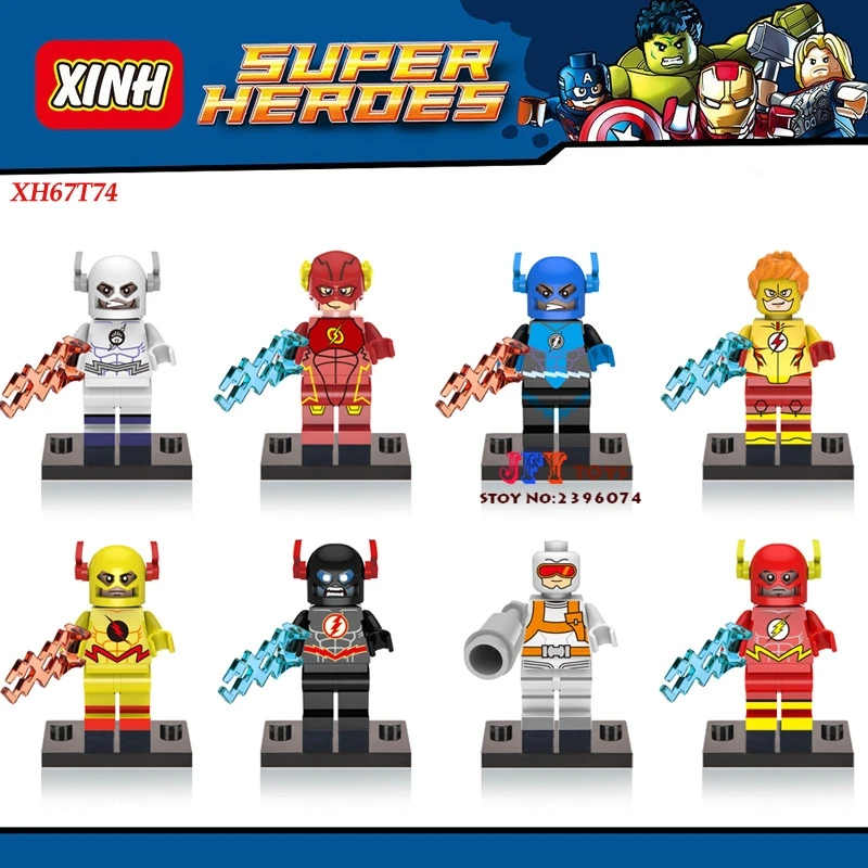 8pcs star wars super heroes marvel avengers DC The Flash Ray Velocity building blocks model bricks toys for children juguetes
8pcs star wars super heroes marvel avengers DC The Flash Ray Velocity building blocks model bricks toys for children juguetes