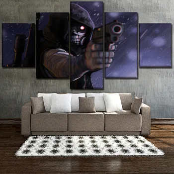 Modular Canvas Painting Home Decor Framework 5 Pieces Anime Sword Art Online II Death Gun Poster Wall Art HD Printed Pictures 
Modular Canvas Painting Home Decor Framework 5 Pieces Anime Sword Art Online II Death Gun Poster Wall Art HD Printed Pictures