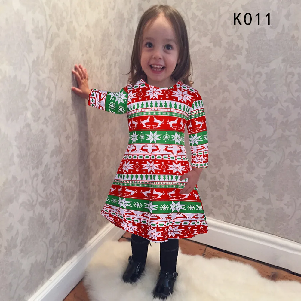 Girls Dress Kids Clothes 2019 autumn and winter new children's clothing long-sleeved printed children's Christmas dress
Girls Dress Kids Clothes 2019 autumn and winter new children's clothing long-sleeved printed children's Christmas dress