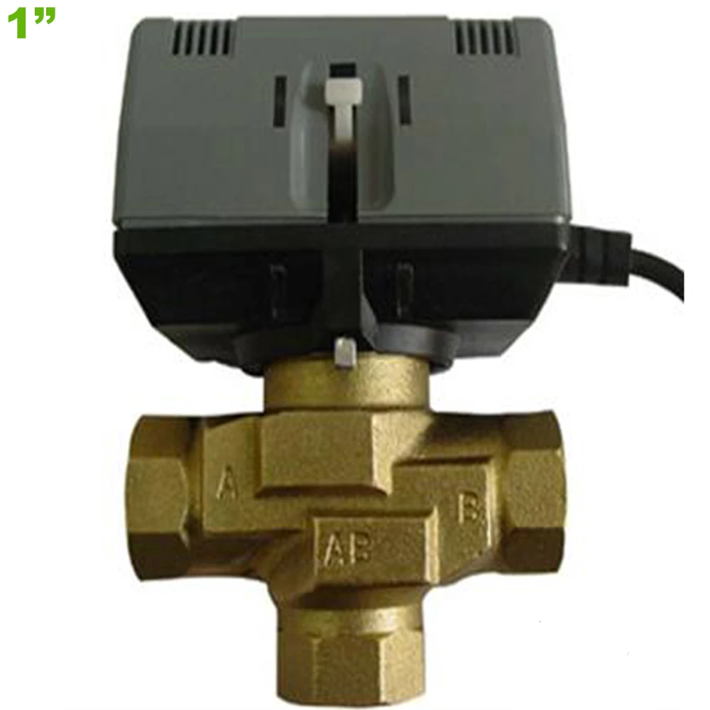 G1" Three-way Actuator Valve 220V AC Three Way Motorized Valve Electric Actuator Valve
G1" Three-way Actuator Valve 220V AC Three Way Motorized Valve Electric Actuator Valve