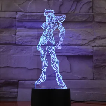 Amine Figure Saint Seiya LED 3D Night Light Color Changing Children Night Lamp Boys Gifts Toys RGB 3D Luminaria 
Amine Figure Saint Seiya LED 3D Night Light Color Changing Children Night Lamp Boys Gifts Toys RGB 3D Luminaria