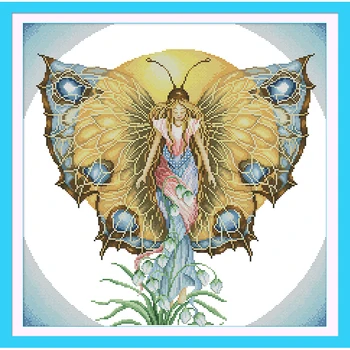 Jun Sunday Spirit Of Butterfly Chinese Cross Stitch Kits Ecological Cotton Stamped Printed DIY Christmas Gift Wedding Decoration
Jun Sunday Spirit Of Butterfly Chinese Cross Stitch Kits Ecological Cotton Stamped Printed DIY Christmas Gift Wedding Decoration