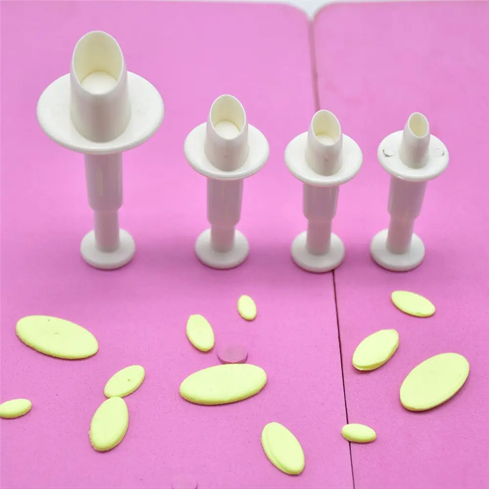 4pcs/set DIY Oval Cookie Plunger Cutter Cake Embossing Fondant Chocolate Mold Sugarcraft Cake Decorating Tools
4pcs/set DIY Oval Cookie Plunger Cutter Cake Embossing Fondant Chocolate Mold Sugarcraft Cake Decorating Tools