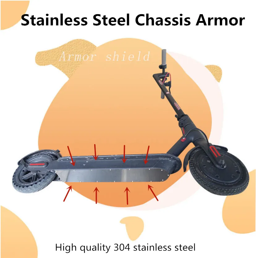 Chassis armor for XIAOMI MIJIA M365 electric scooter Battery cover anti-collision non-slip floor guard
Chassis armor for XIAOMI MIJIA M365 electric scooter Battery cover anti-collision non-slip floor guard