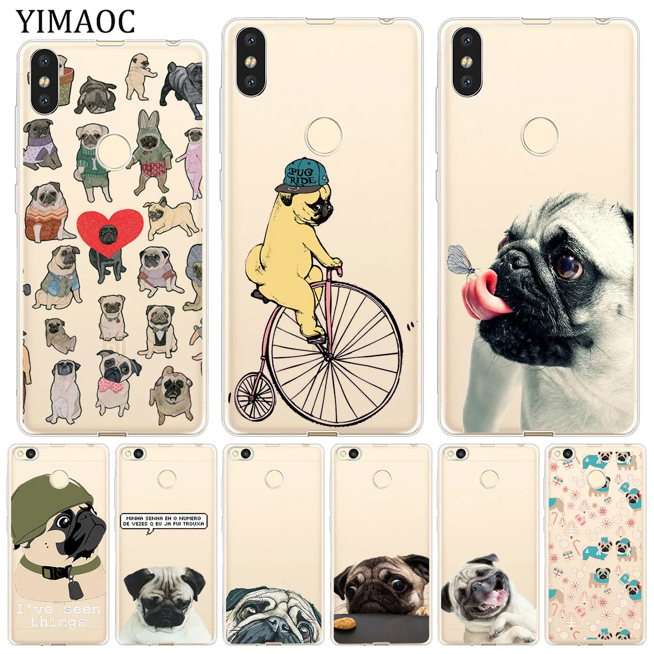 YIMAOC Pug seen things dog Ride Soft Case for Xiaomi Redmi K20 Pro 7A 6A 4A 4X S2 GO Note 8 7 6 5 Pro Plus 4 Cover
YIMAOC Pug seen things dog Ride Soft Case for Xiaomi Redmi K20 Pro 7A 6A 4A 4X S2 GO Note 8 7 6 5 Pro Plus 4 Cover