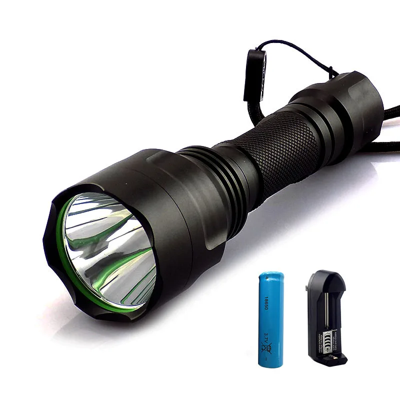 T6 LED Flashlight flash Torch light 2000lm linternas recargable flashlights powerful tactical + 18650 battery+ charger
T6 LED Flashlight flash Torch light 2000lm linternas recargable flashlights powerful tactical + 18650 battery+ charger