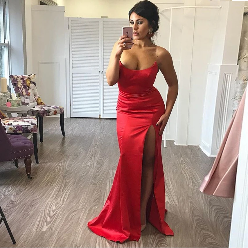 strapless evening dress split leg sleeveless night party dree bodycon black red prom dress
strapless evening dress split leg sleeveless night party dree bodycon black red prom dress