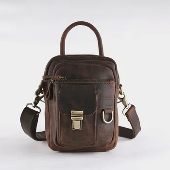 Men Genuine Leather Messenger Single Shoulder Bag Small Crossbody Pack Dark Coffee Handbag Multi-functional Portable Bags
Men Genuine Leather Messenger Single Shoulder Bag Small Crossbody Pack Dark Coffee Handbag Multi-functional Portable Bags