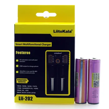 Liitokala lii-202 1.2V 3.2V 3.7V 26650 16340 Smart Charger+2PCS ICR18650-26FM 2600mAh 18650 flashlight batteries
Liitokala lii-202 1.2V 3.2V 3.7V 26650 16340 Smart Charger+2PCS ICR18650-26FM 2600mAh 18650 flashlight batteries