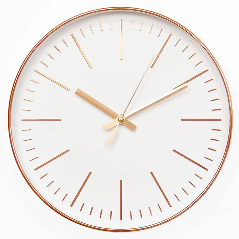 12 Inch Rose Gold Wall Clock Modern Minimalist Round Clock Plastic Wall Clock Mute Quartz Clock Home Decorate
12 Inch Rose Gold Wall Clock Modern Minimalist Round Clock Plastic Wall Clock Mute Quartz Clock Home Decorate