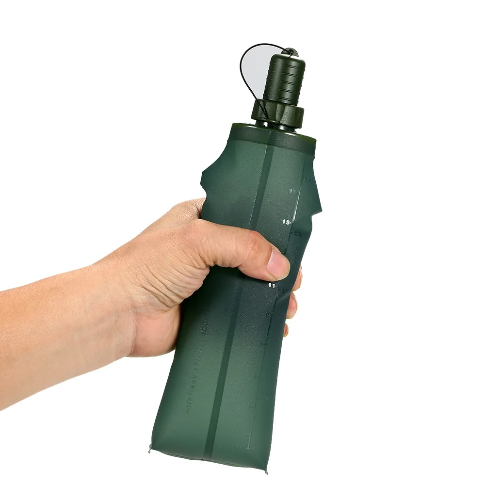 250ml 500ml TPU Outdoor Sport Bottle Hydro Soft Flask Collapsible Drink Water Bottle for Running Camping Hiking Bicycle Fitness
250ml 500ml TPU Outdoor Sport Bottle Hydro Soft Flask Collapsible Drink Water Bottle for Running Camping Hiking Bicycle Fitness