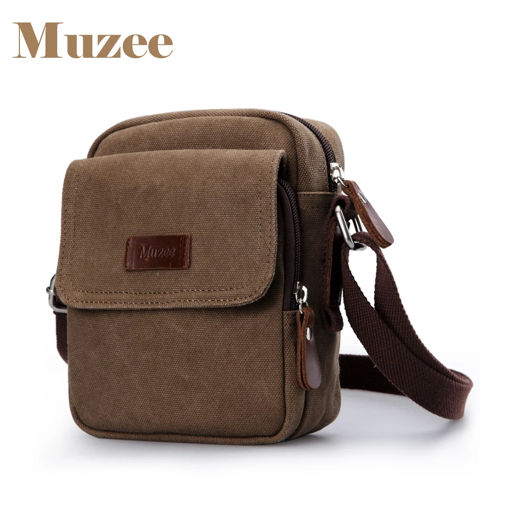 Image Muzee Man bags Single shoulder bag Canvas bag Inclined shoulder bag Business leisure package ME_1568
