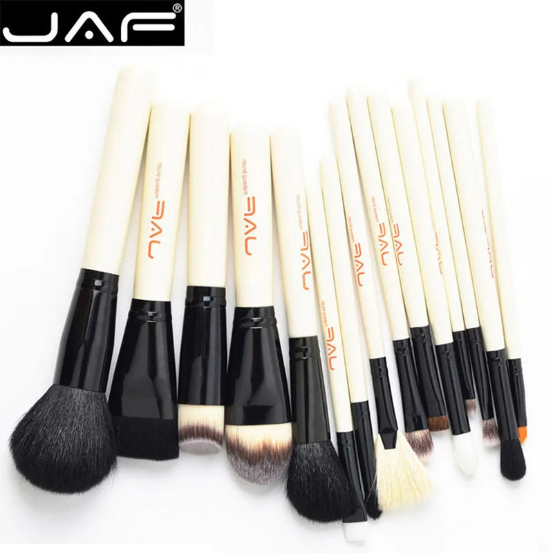 JAF 15 Pcs Foundation Makeup Brush Kits Set Professional Cosmetic Beauty Makeup Brushes & Tools (3)