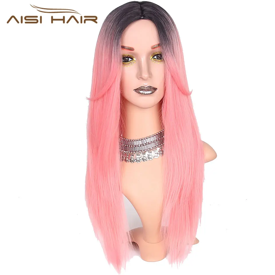 I's a wig 24"Long Straight Synthetic Wigs Ombre Red Pink Blonde Brown Green Hair Wig for Black Women Can Be Cosplay
I's a wig 24"Long Straight Synthetic Wigs Ombre Red Pink Blonde Brown Green Hair Wig for Black Women Can Be Cosplay