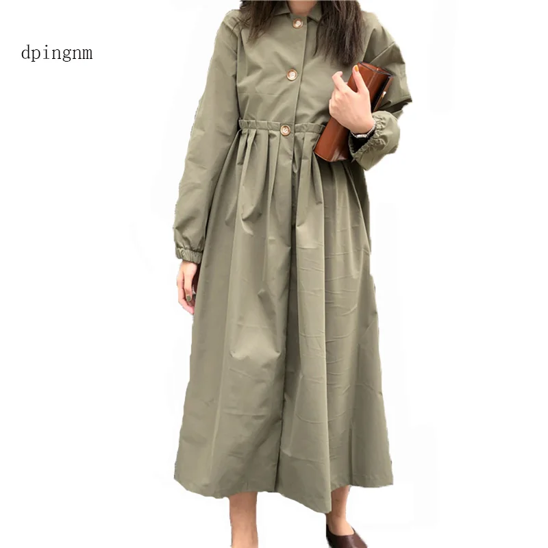 UK Brand new Fashion 2019 Fall /Autumn Casual single breasted Simple Classic Long Trench coat with belt Chic Female windbreaker
UK Brand new Fashion 2019 Fall /Autumn Casual single breasted Simple Classic Long Trench coat with belt Chic Female windbreaker