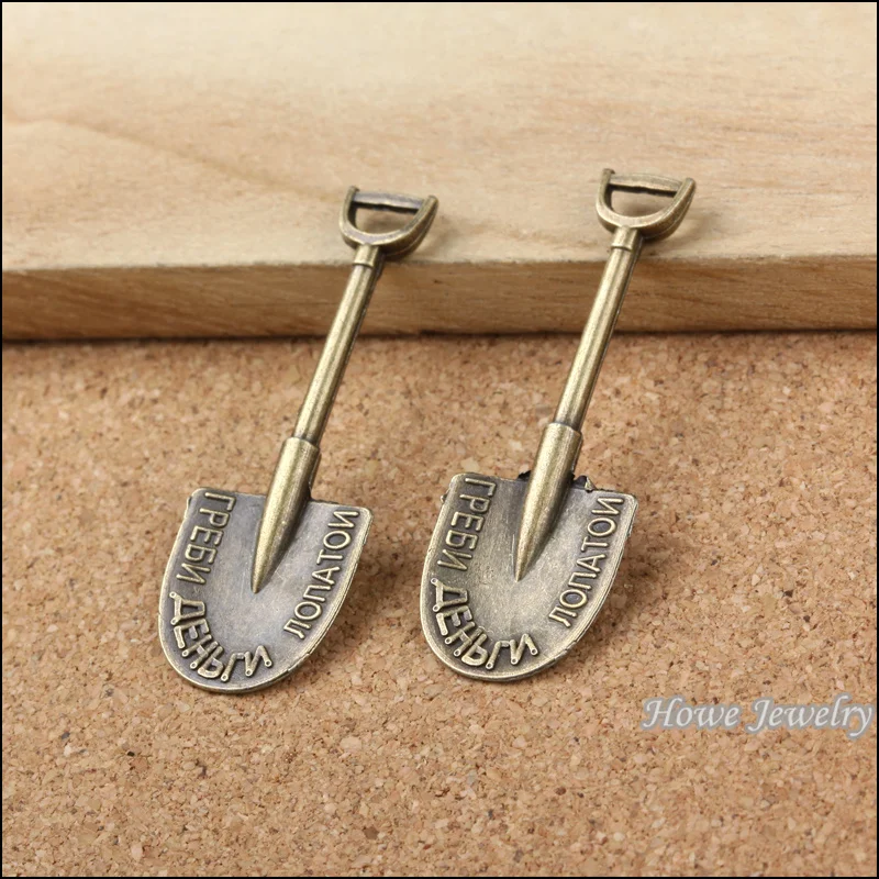 Wholesale 16 pcs quality Antique bronze shovel Pendant Alloy DIY Fashion charm Bracelet Necklace Jewelry Accessories 10094
Wholesale 16 pcs quality Antique bronze shovel Pendant Alloy DIY Fashion charm Bracelet Necklace Jewelry Accessories 10094