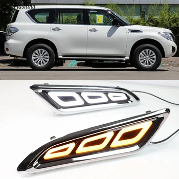 Car flashing For Nissan Patrol 2015 - 2019 LED Side Fender Lights Daytime Running Lights With Yellow Turn Signal Lamp Waterproof
Car flashing For Nissan Patrol 2015 - 2019 LED Side Fender Lights Daytime Running Lights With Yellow Turn Signal Lamp Waterproof