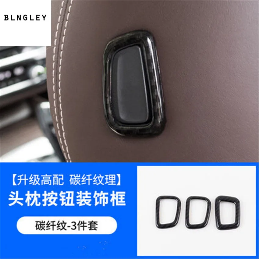 3pcs/lot ABS carbon fiber grain Headrest control adjustment button decoration cover for 2017-2018 BMW 5 series 528 530 540 G30
3pcs/lot ABS carbon fiber grain Headrest control adjustment button decoration cover for 2017-2018 BMW 5 series 528 530 540 G30