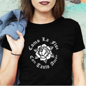 kuakuayu HJN Rose Girl Power Como La Flor Flower Print Selena Quintanilla T-Shirt Women Latina Girl Graphic Tee Black
kuakuayu HJN Rose Girl Power Como La Flor Flower Print Selena Quintanilla T-Shirt Women Latina Girl Graphic Tee Black