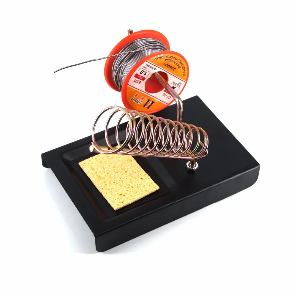 2 in 1 Solder Soldering Iron Holder Stand Support Station Metal Base Frame for Electrical Soldering 
2 in 1 Solder Soldering Iron Holder Stand Support Station Metal Base Frame for Electrical Soldering