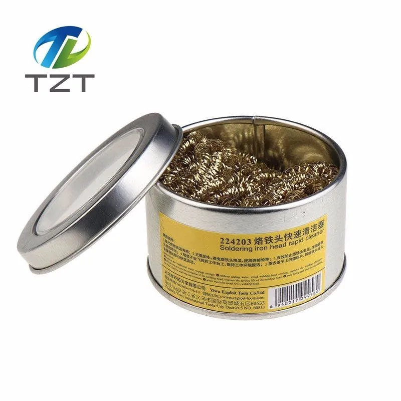 TZT Desoldering soldering iron mesh filter cleaning nozzle tip copper wire ball clean ball dross box Cleaning Ball
TZT Desoldering soldering iron mesh filter cleaning nozzle tip copper wire ball clean ball dross box Cleaning Ball