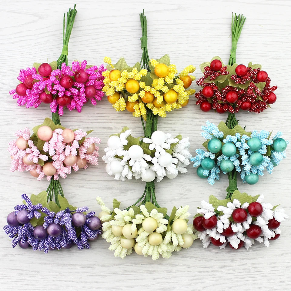 20pcsc Mini Artificial Stamen Bud leaf flower bouquet for Wedding Christmas party Decoration DIY wreaths Fake Flowers
20pcsc Mini Artificial Stamen Bud leaf flower bouquet for Wedding Christmas party Decoration DIY wreaths Fake Flowers