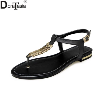 DoraTasia 2019 Wholesale Plus Size 31-44 Cow Genuine Leather Summer Sandals Women Fashion Low Heels Quality Casual Shoes Woman
DoraTasia 2019 Wholesale Plus Size 31-44 Cow Genuine Leather Summer Sandals Women Fashion Low Heels Quality Casual Shoes Woman