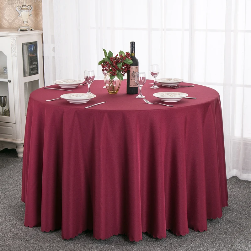 Round/Rectangle Tablecloth Solid Table Cloth Red Wine Table Polyester Hotel Party Wedding Decoration Dining Coffee Table Cover
Round/Rectangle Tablecloth Solid Table Cloth Red Wine Table Polyester Hotel Party Wedding Decoration Dining Coffee Table Cover