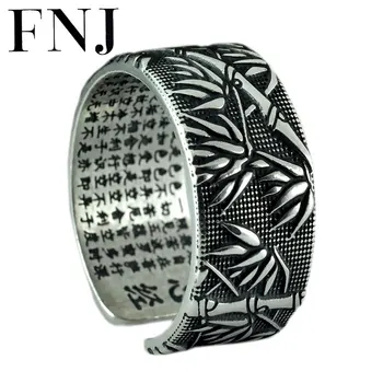 Fine 925 Silver Bamboo Rings Buddha Adjustable Size Vintage Trendy S925 Solid Thai Silver Ring for Women Men Jewelry
Fine 925 Silver Bamboo Rings Buddha Adjustable Size Vintage Trendy S925 Solid Thai Silver Ring for Women Men Jewelry