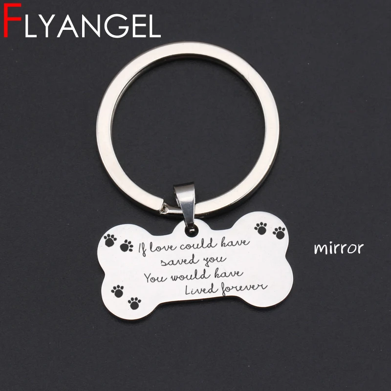 New Design Bone Keychain Engraved You Would Have Live Forever Cute Dog Tag High Quality Key Holder For Dog Lover Gifts
New Design Bone Keychain Engraved You Would Have Live Forever Cute Dog Tag High Quality Key Holder For Dog Lover Gifts
