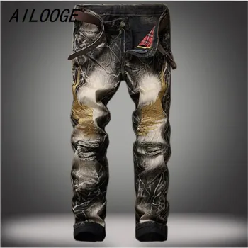AILOOGE Slim Fit Distressed Hip Hop Jeans men personalized embroidery wings holes denim pants retro black straight Mens Ripped
AILOOGE Slim Fit Distressed Hip Hop Jeans men personalized embroidery wings holes denim pants retro black straight Mens Ripped