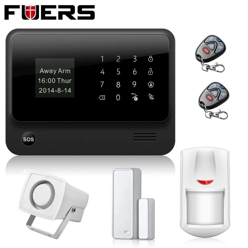 New Security WIFI GSM Alarm Systems IOS Android APP 433MHz Wireless House Security Alarm System with PIR motion detector
New Security WIFI GSM Alarm Systems IOS Android APP 433MHz Wireless House Security Alarm System with PIR motion detector