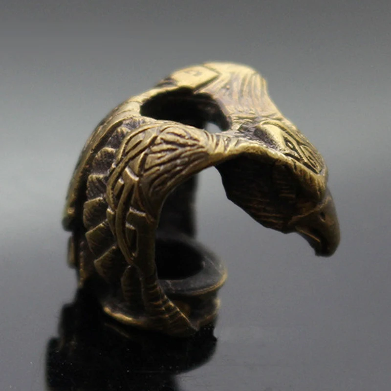 Brass Eagle Knife Beads Umbrella Rope Bead Outdoor DIY Copper Eagle Paracord Pendant
Brass Eagle Knife Beads Umbrella Rope Bead Outdoor DIY Copper Eagle Paracord Pendant