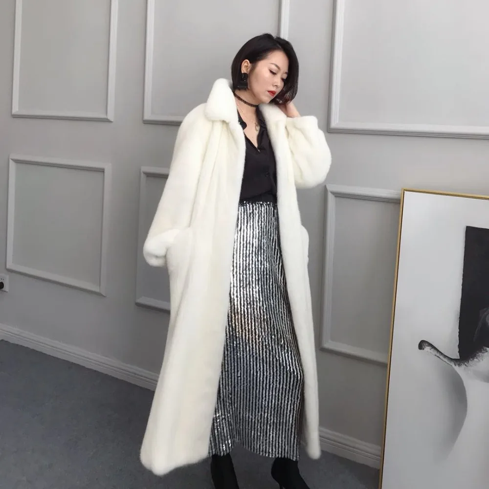 Women real mink fur long coat female overcoat 2019 autumn and winter new series outerwear
Women real mink fur long coat female overcoat 2019 autumn and winter new series outerwear