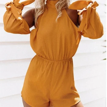 Women Sexy Backless Playsuit Summer Beach Loose Solid Rompers Sexy Bow Bodysuits Female Casual jumpsuit
Women Sexy Backless Playsuit Summer Beach Loose Solid Rompers Sexy Bow Bodysuits Female Casual jumpsuit