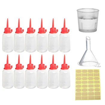 12PCS 100ml Liquid Dropper Bottles with Funnel Measuring Cup Labels for Lliquid Aromas Essential Oil Fragrance Eye Drops
12PCS 100ml Liquid Dropper Bottles with Funnel Measuring Cup Labels for Lliquid Aromas Essential Oil Fragrance Eye Drops