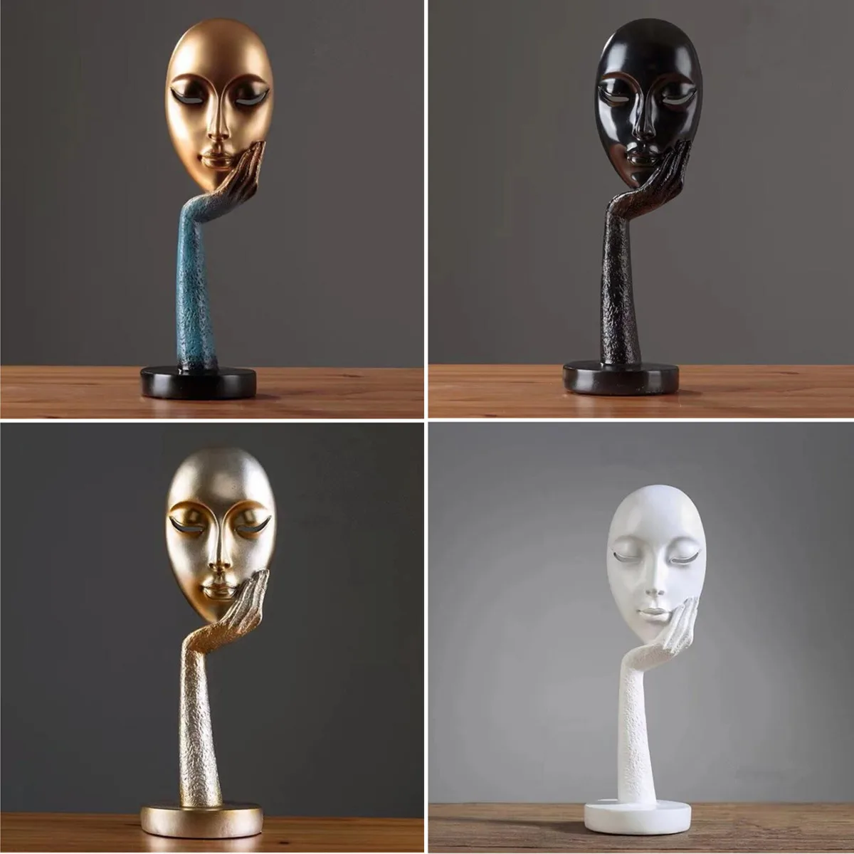Abstract Statues Sculpture Art Crafts Modern Human Meditators Character Resin Figurine Lady Face Home Decorative
Abstract Statues Sculpture Art Crafts Modern Human Meditators Character Resin Figurine Lady Face Home Decorative