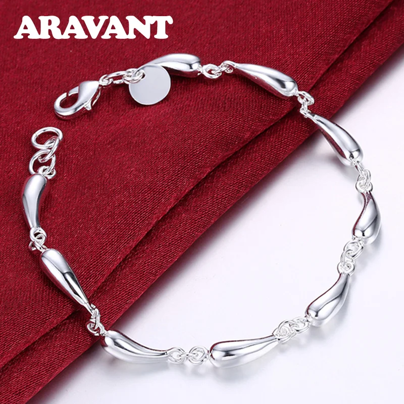 Hot Sale Beautiful Water Drop Bracelets 925 Silver Jewelry For Women Wedding Party Bracelet Jewelry
Hot Sale Beautiful Water Drop Bracelets 925 Silver Jewelry For Women Wedding Party Bracelet Jewelry